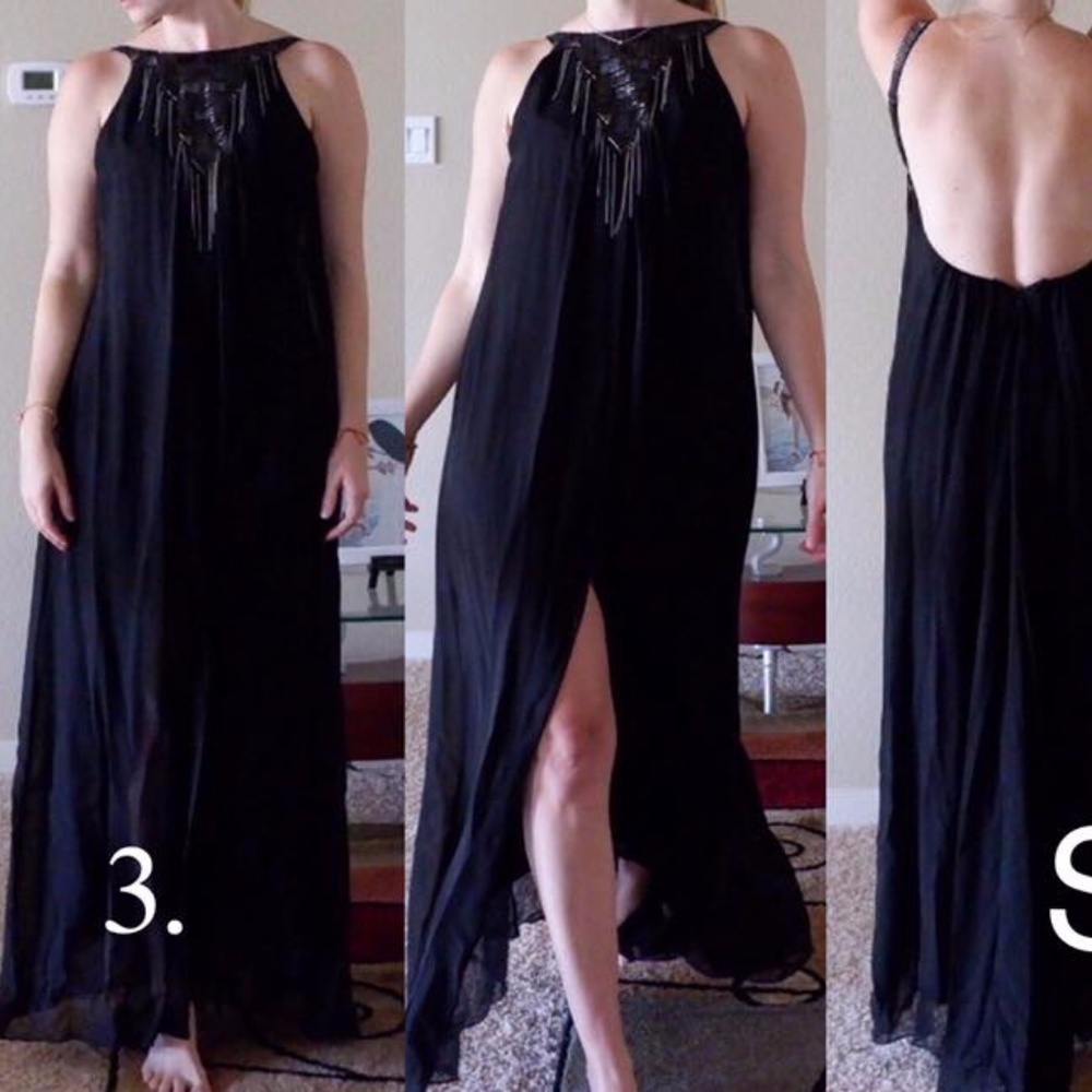 BCBG gown
